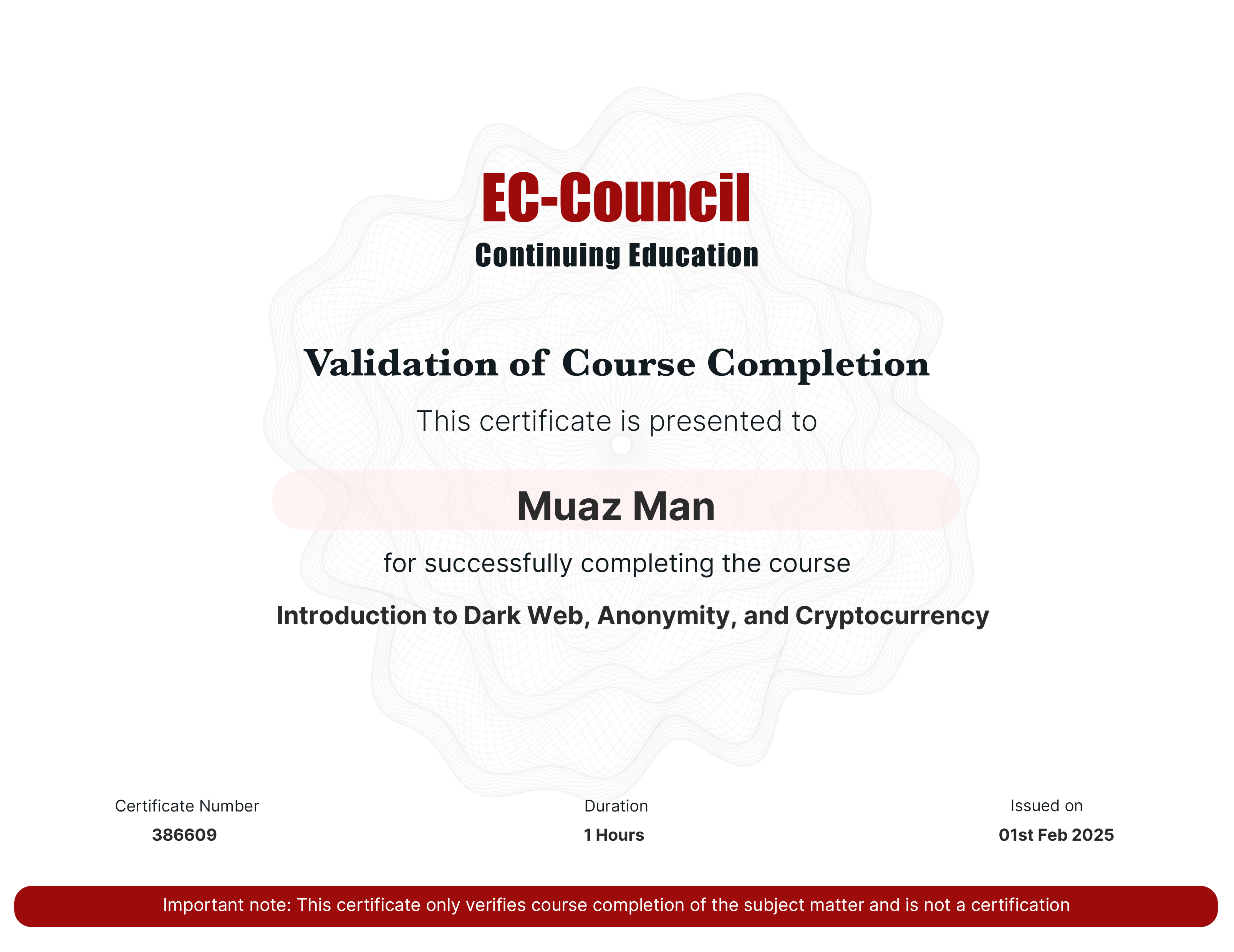 Introduction to Dark Web, Anonymity, and Cryptocurrency | EC
